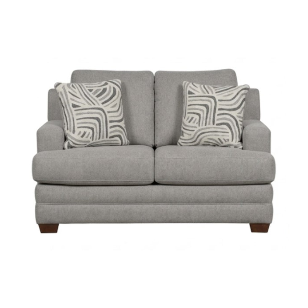 Modena Loveseat and Sofa Set by Arely Furniture - Gray