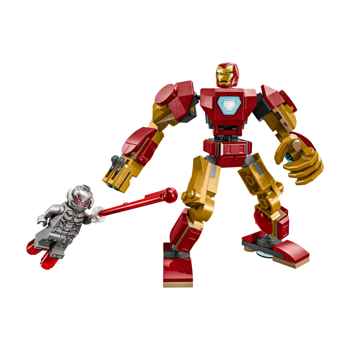 LEGO Marvel Iron Man Mech vs Ultron Superhero Building Toy Set (101-Pieces)
