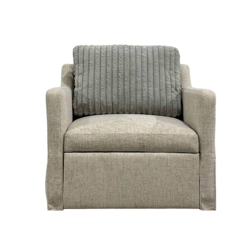 Milan Convertible Sleeper Armchair with Pillow by Best Home