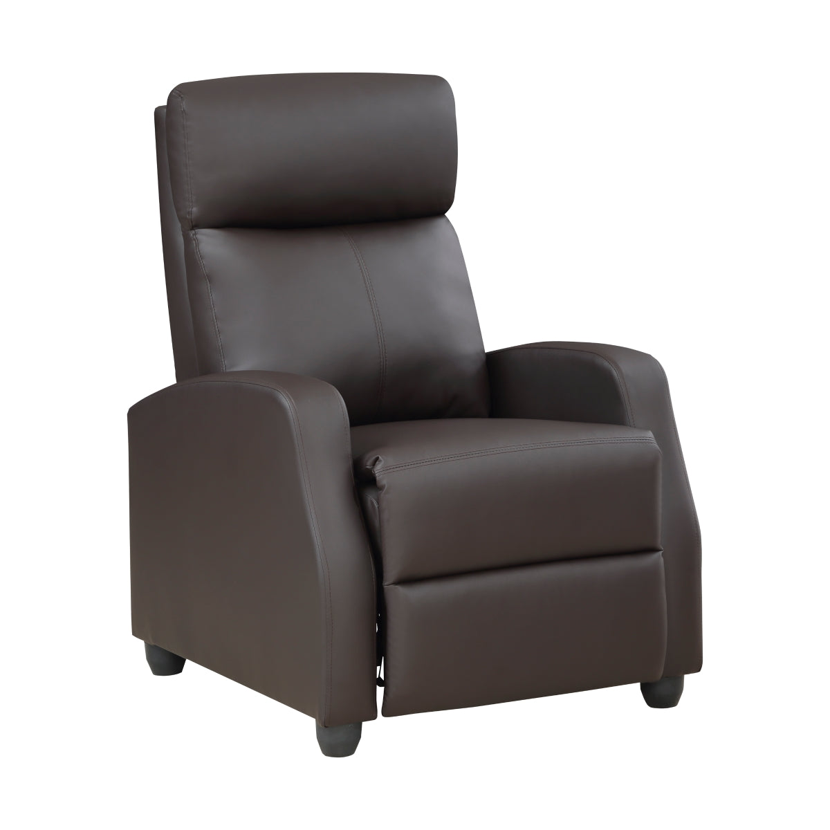 Greenfield Urban Push Back Recliner by Homelegance - Brown