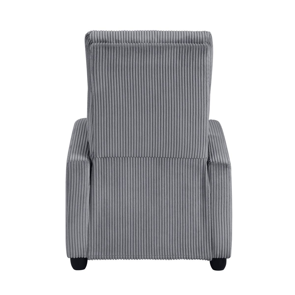 Parsons Urban Push Back Recliner by Homelegance - Gray