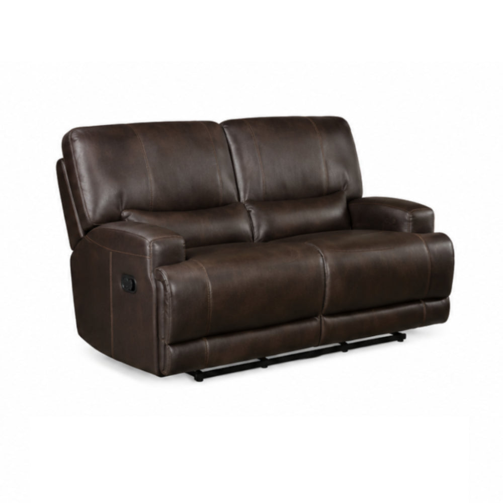 Aarhus Espresso Power Motion Sofa with Love Seat by Lifestyle - Brown
