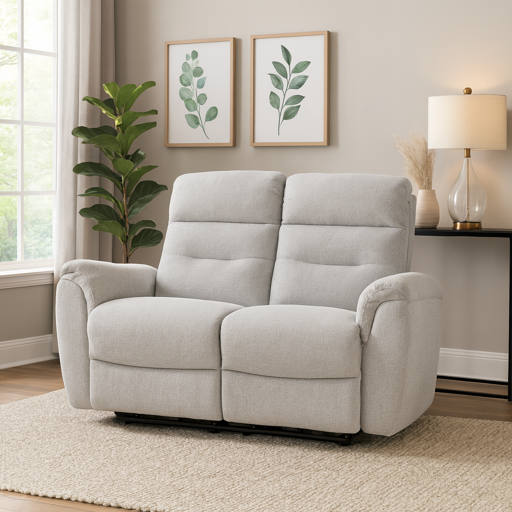 Eastre Power Motion 36" Loveseat with USB Port by Acme Furniture - Beige