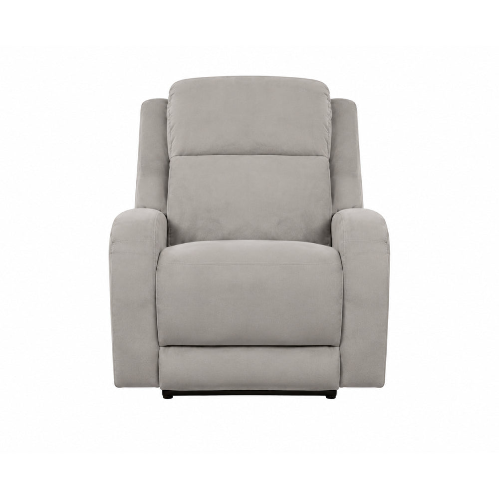 Napoli Sofa, Loveseat and Recliner Chair Set by Best Home - Gray