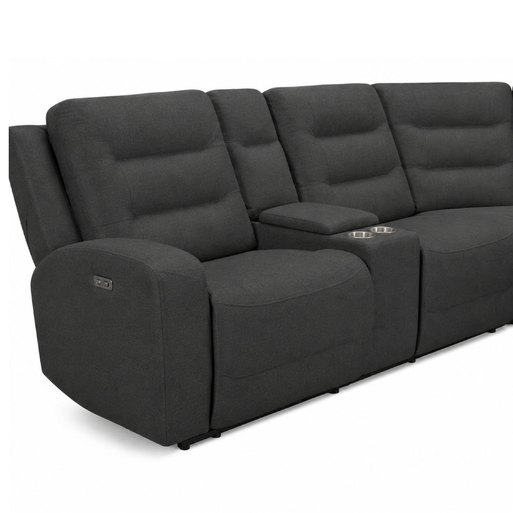 Allen Power Motion Sectional Sofa by Best Home - Gray