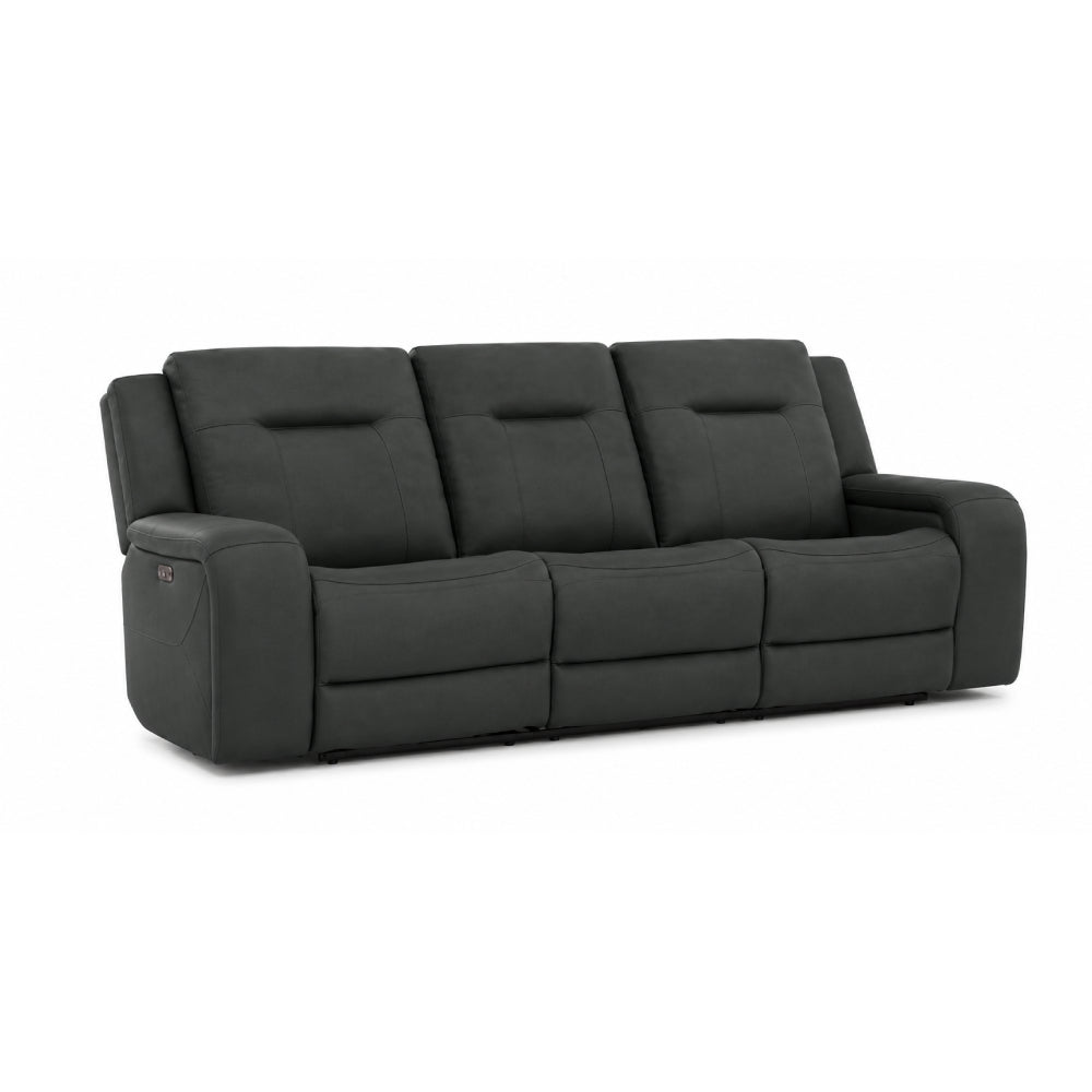 Blum Power Sofa with Reclining Loveseat by Best Home - Black