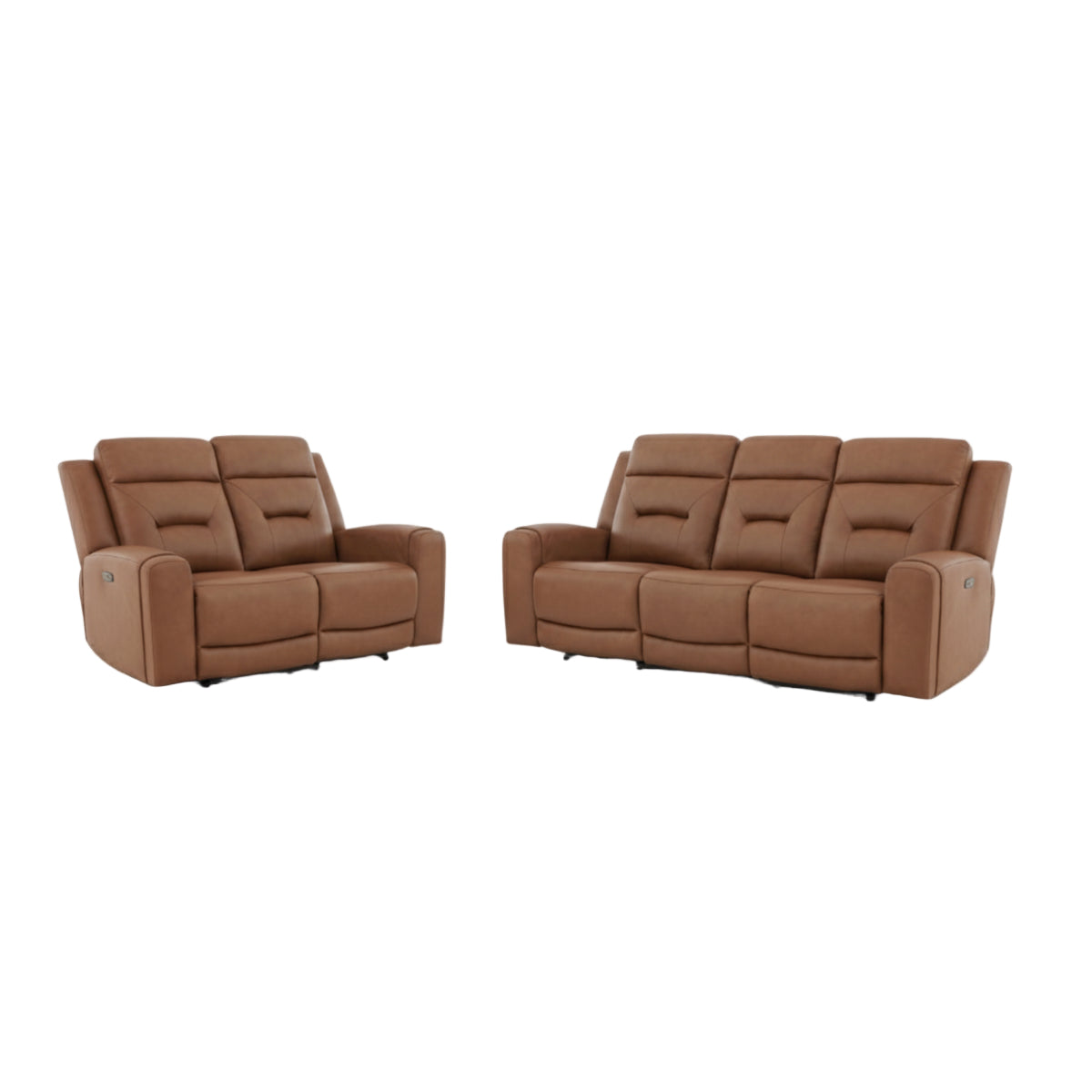 Edna Power Motion Sofa with Loveseat by Best Home - Brown