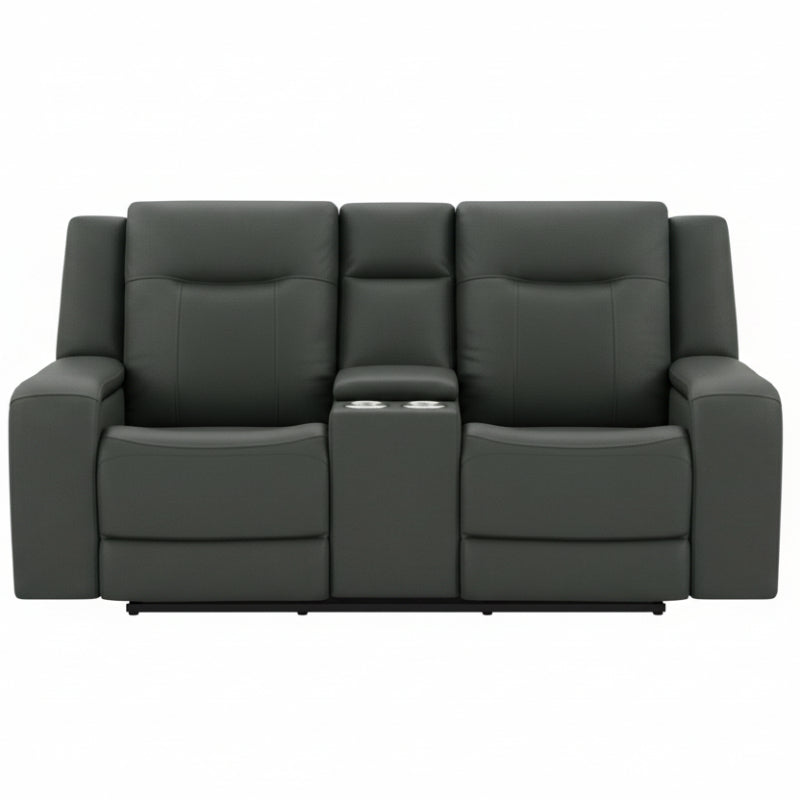 Blum Power Dual Reclining Loveseat by Best Home - Black