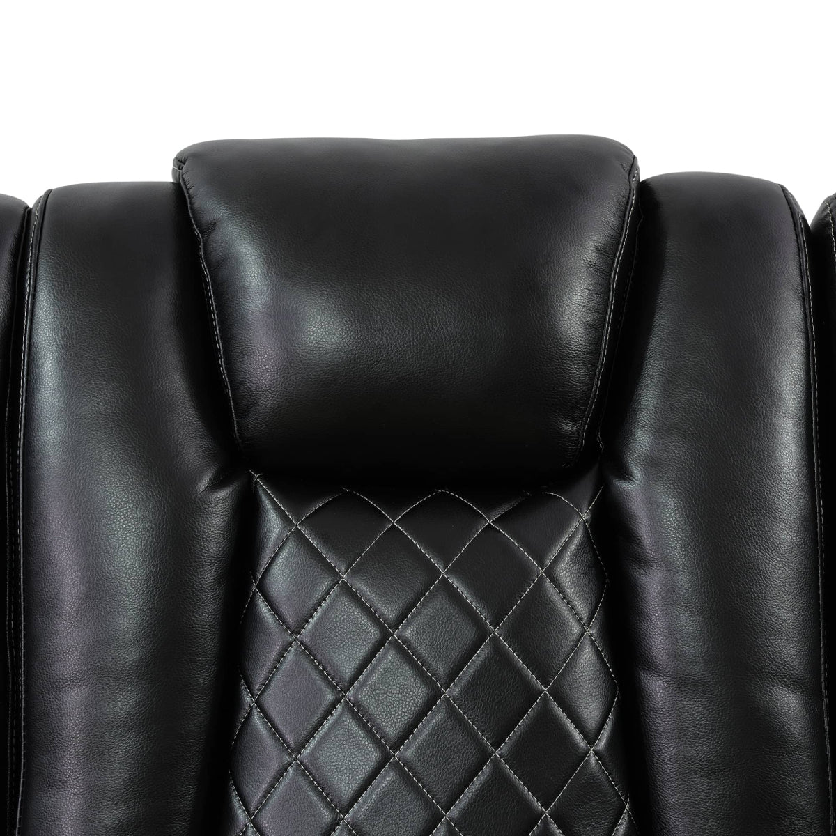 Oregon Power Motion Recliner with LED Lights by Best Home - Black