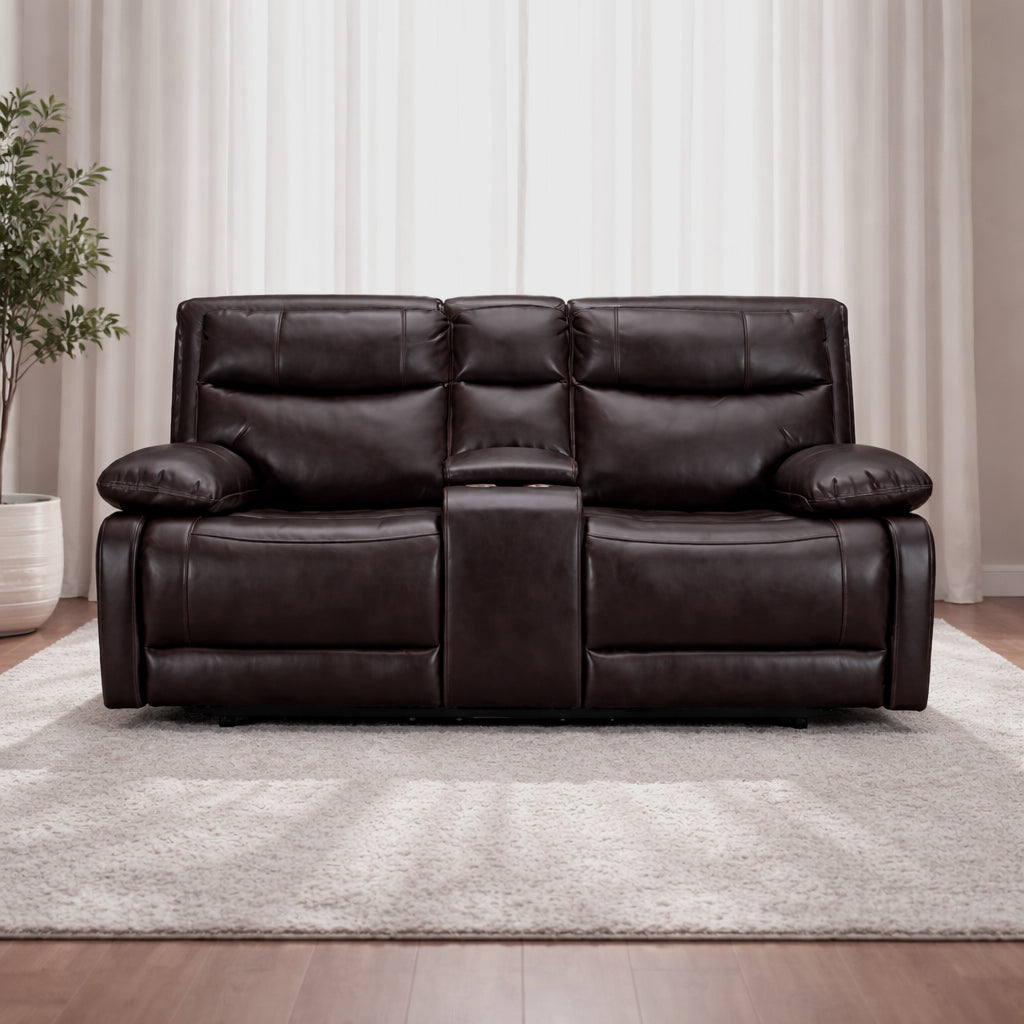 Toledo Loveseat by Best Home - Brown
