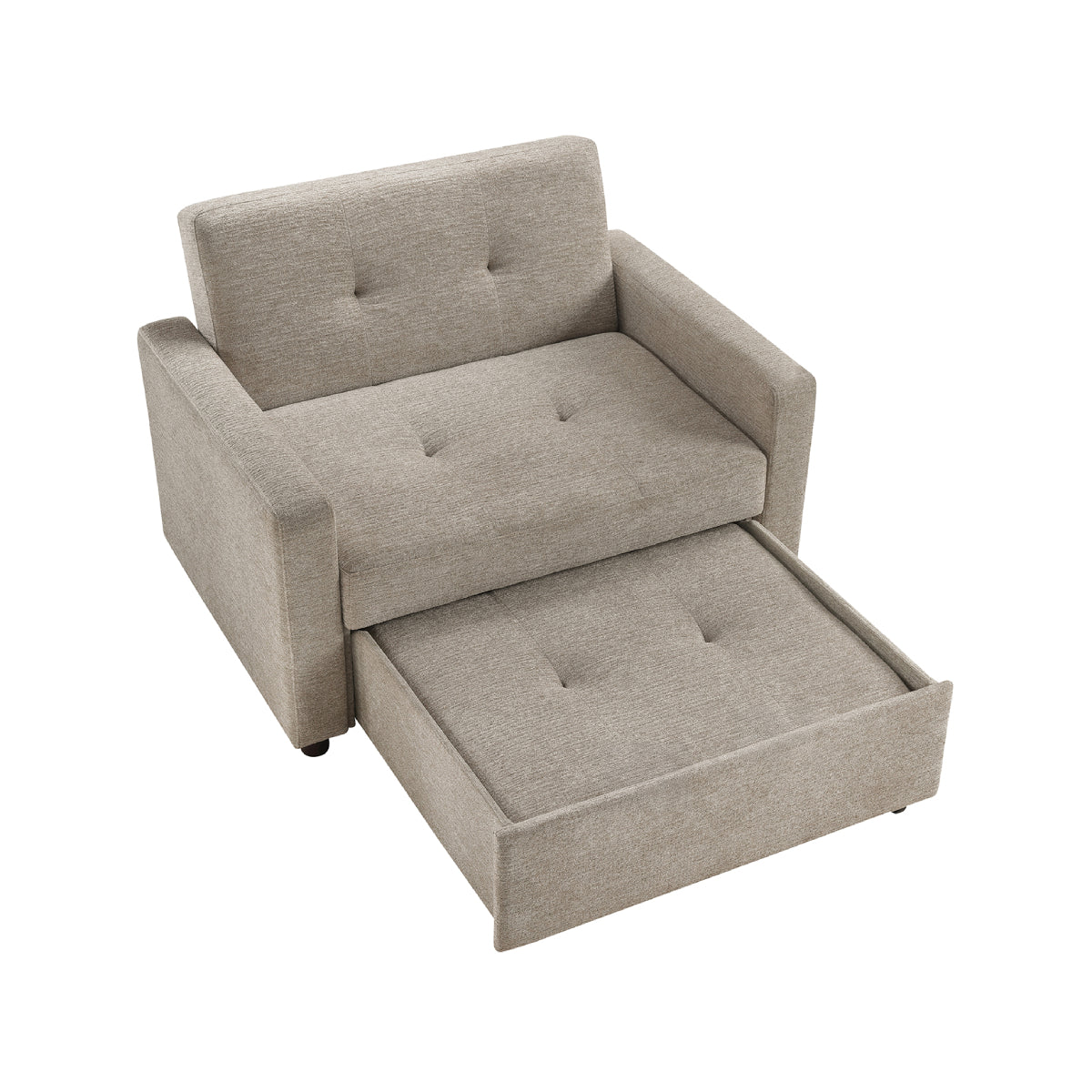 Noah Convertible Sleeper Chair by Steve Silver Company - Gray
