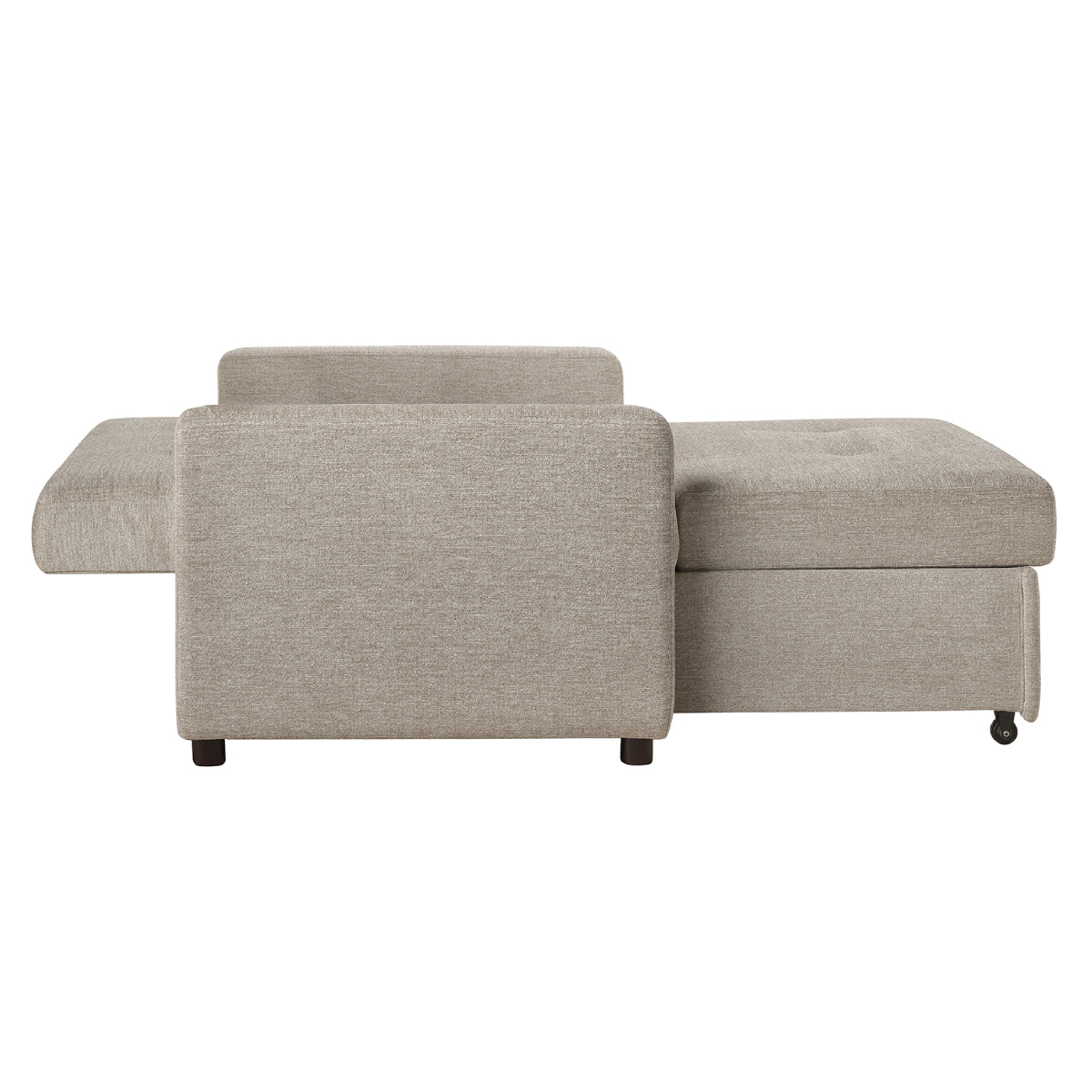 Noah Convertible Sleeper Chair by Steve Silver Company - Gray