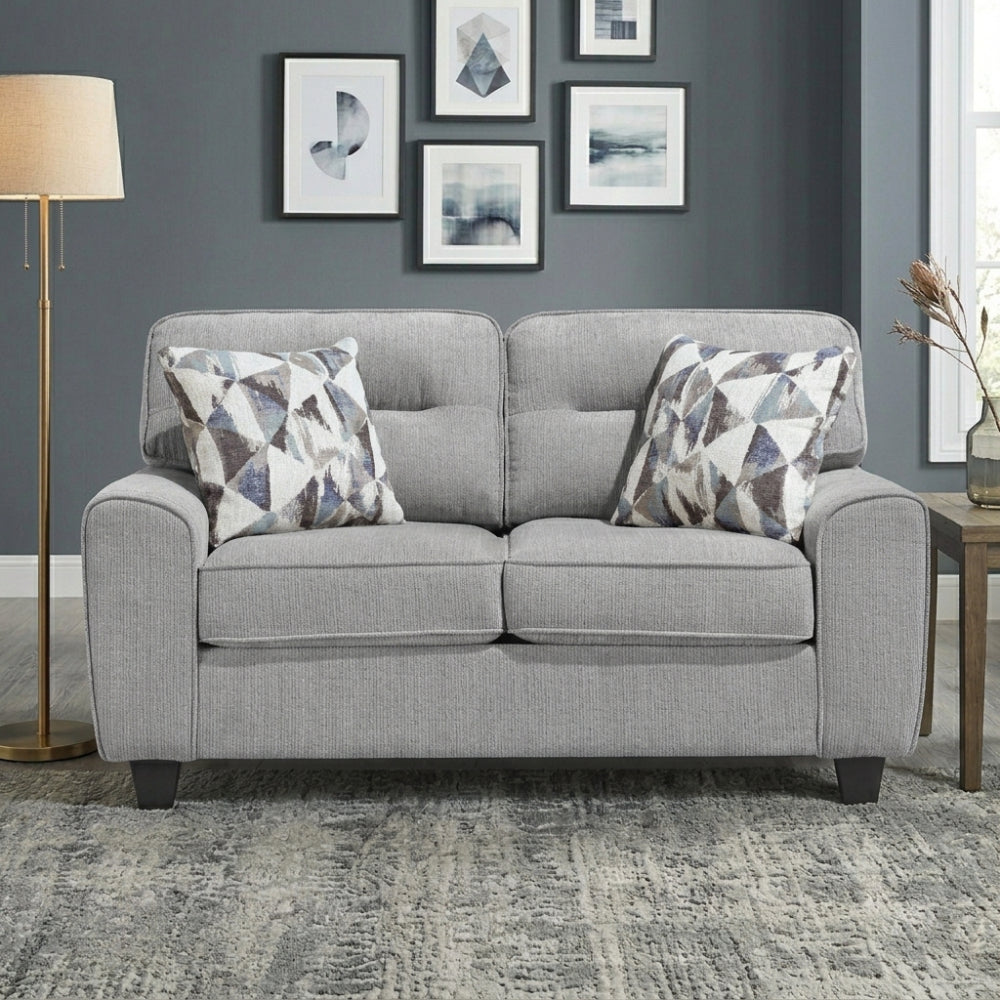 Vival Loveseat with Decorative Pillows by Homelegance