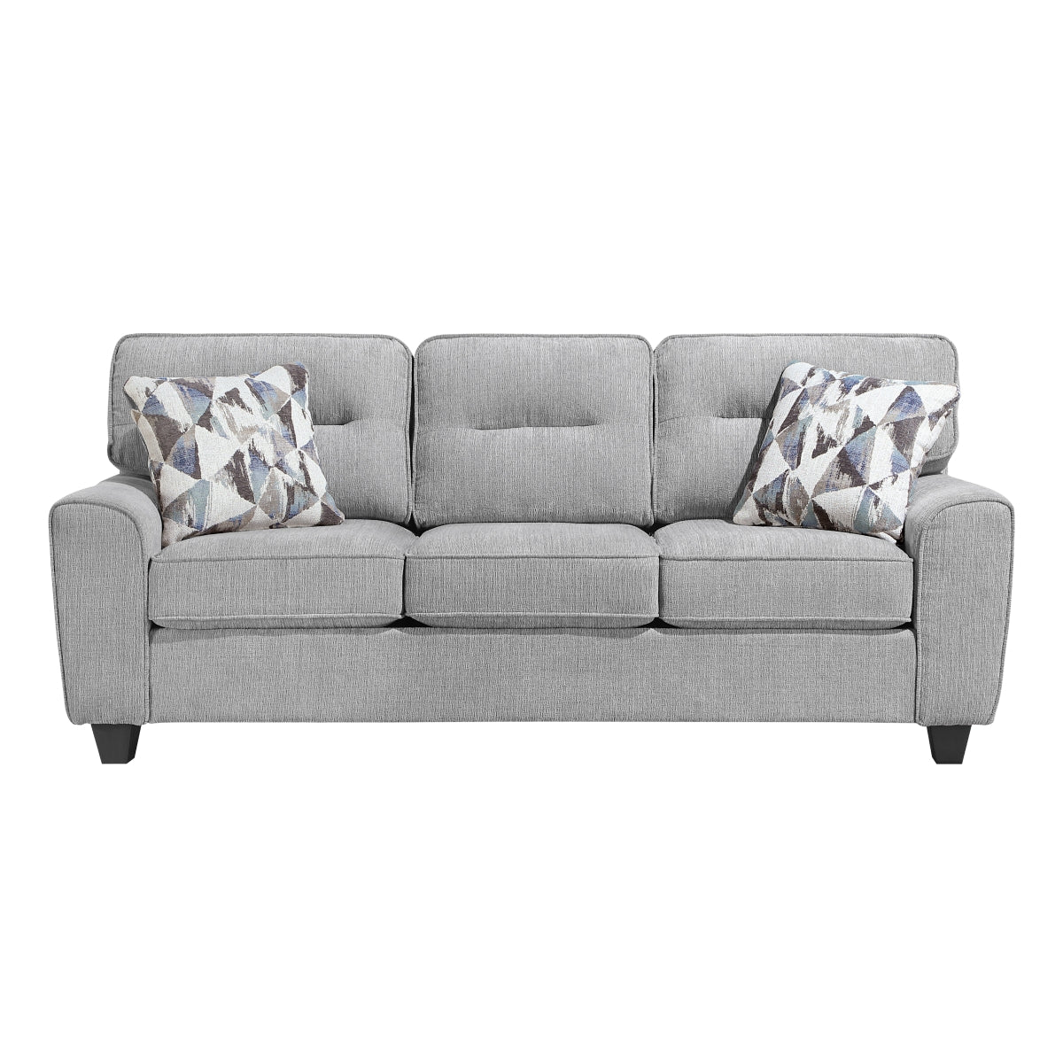 Vival 84" Sofa with Decorative Pillows by Homelegance