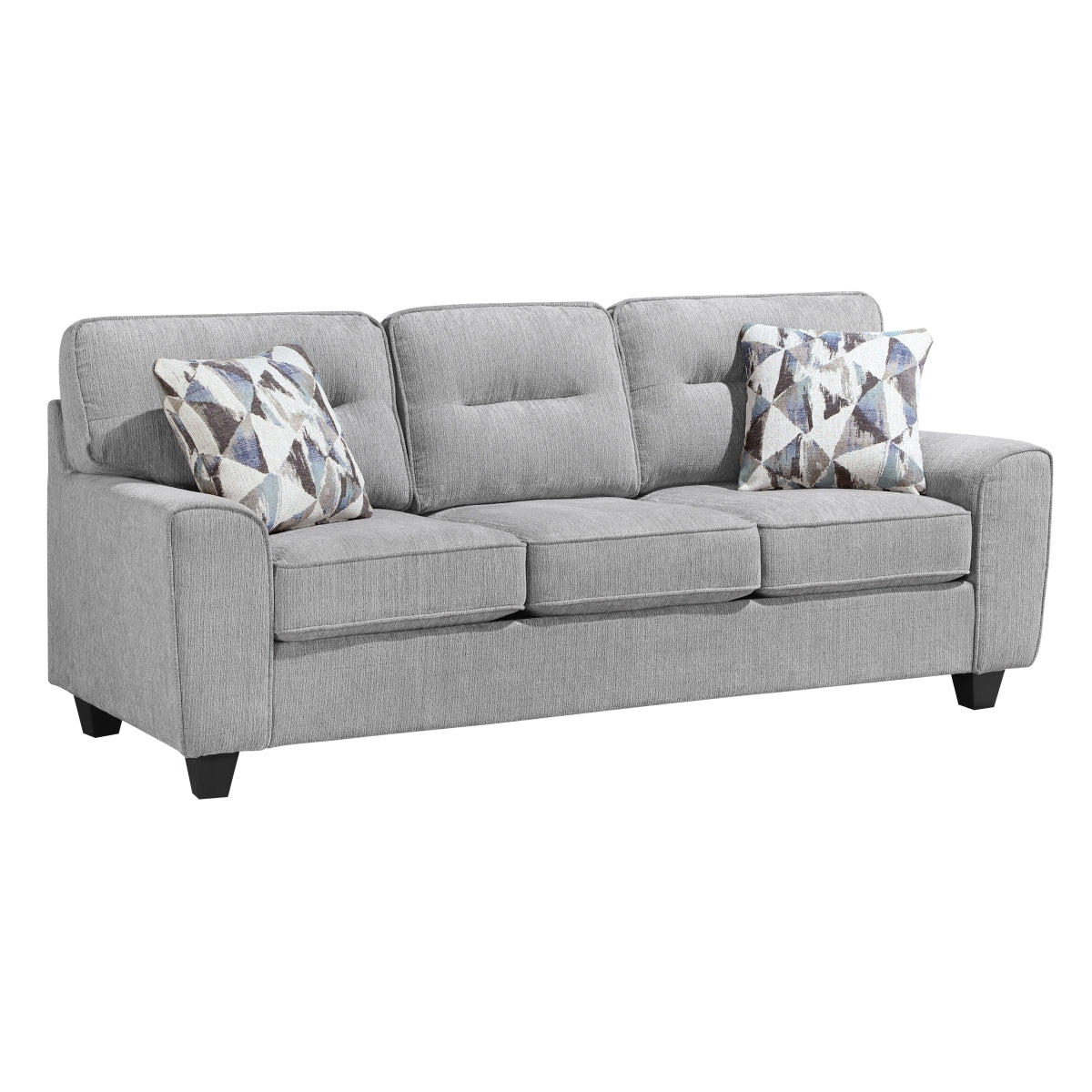 Vival 84" Sofa with Decorative Pillows by Homelegance