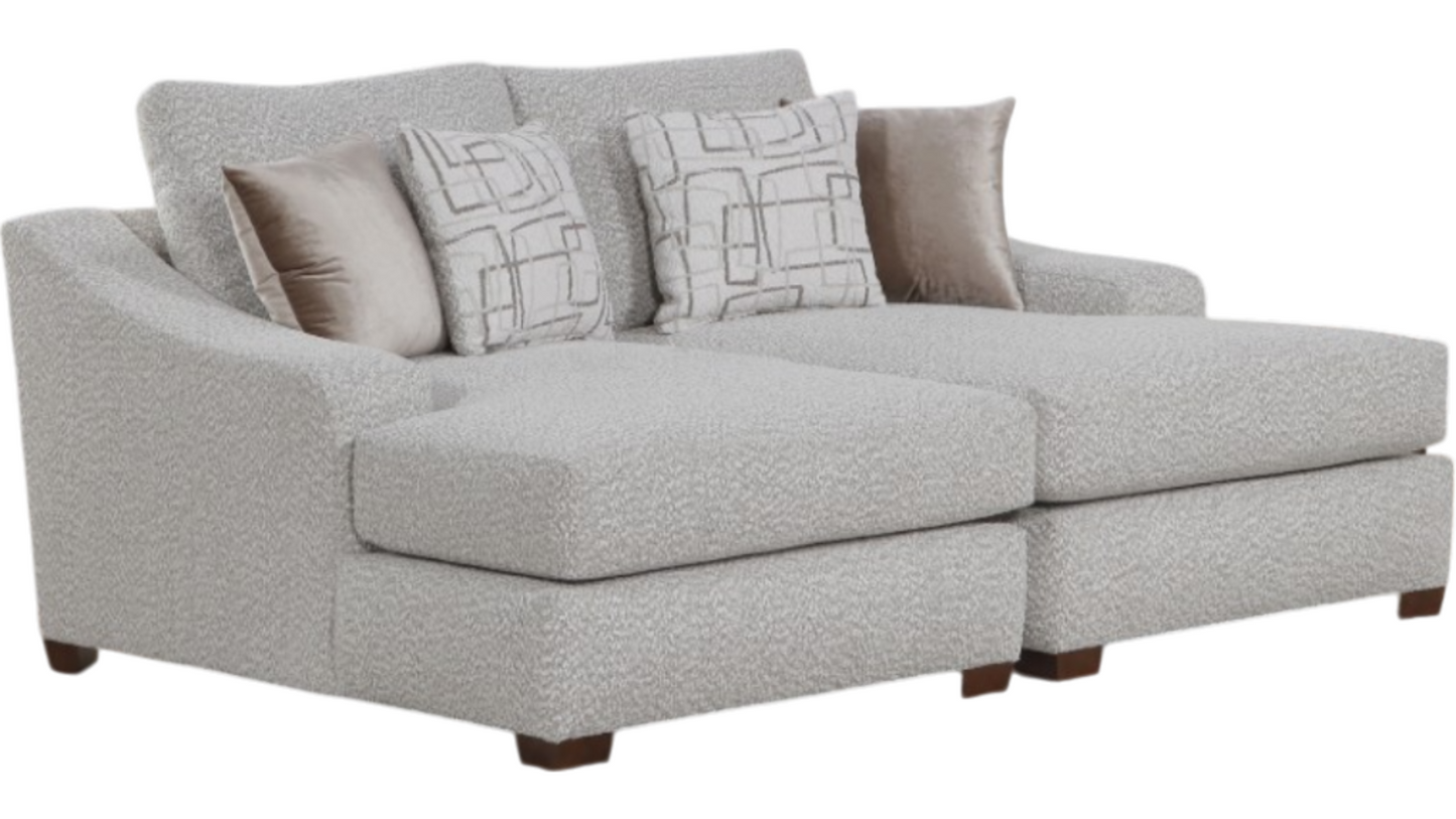 Lauren White Sand U Shape Sectional