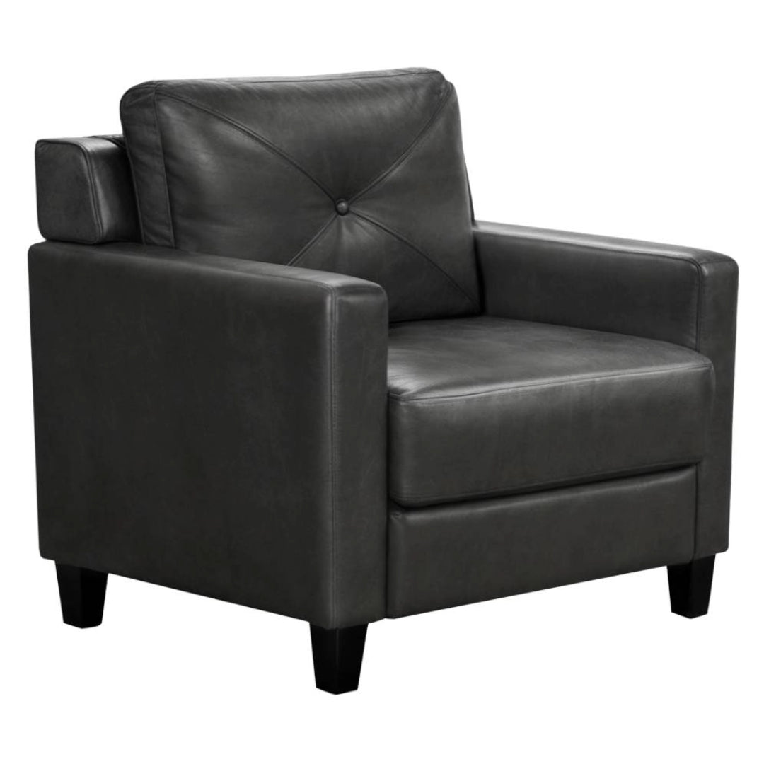 NOVA 321 Sofa, Loveseat, and Chair Gray Set by Best Home