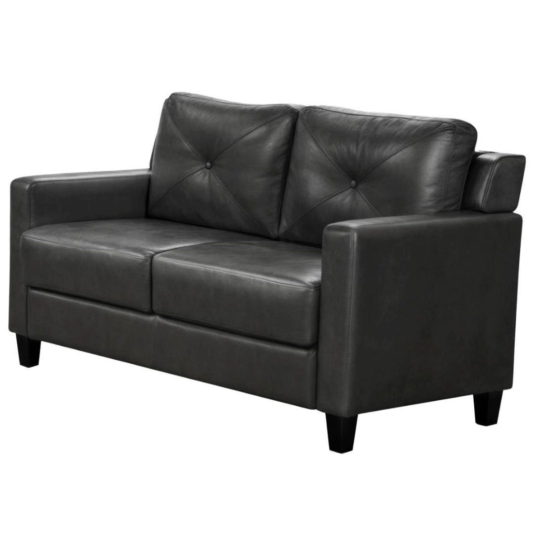 NOVA 321 Sofa, Loveseat, and Chair Gray Set by Best Home