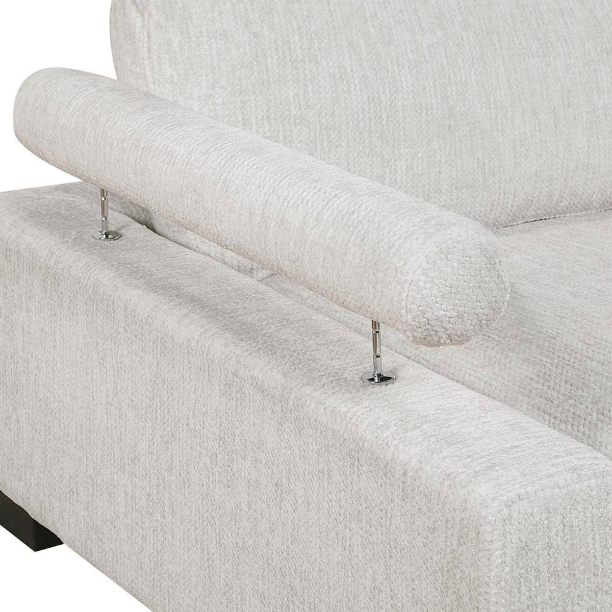 Beane 17" Arm Chair with Removable Cushions by Lazzara - Beige