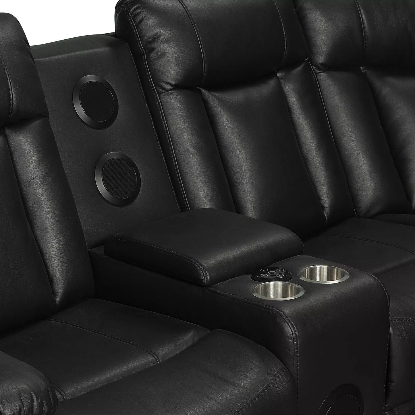 Kelley Sectional with LED - Black
