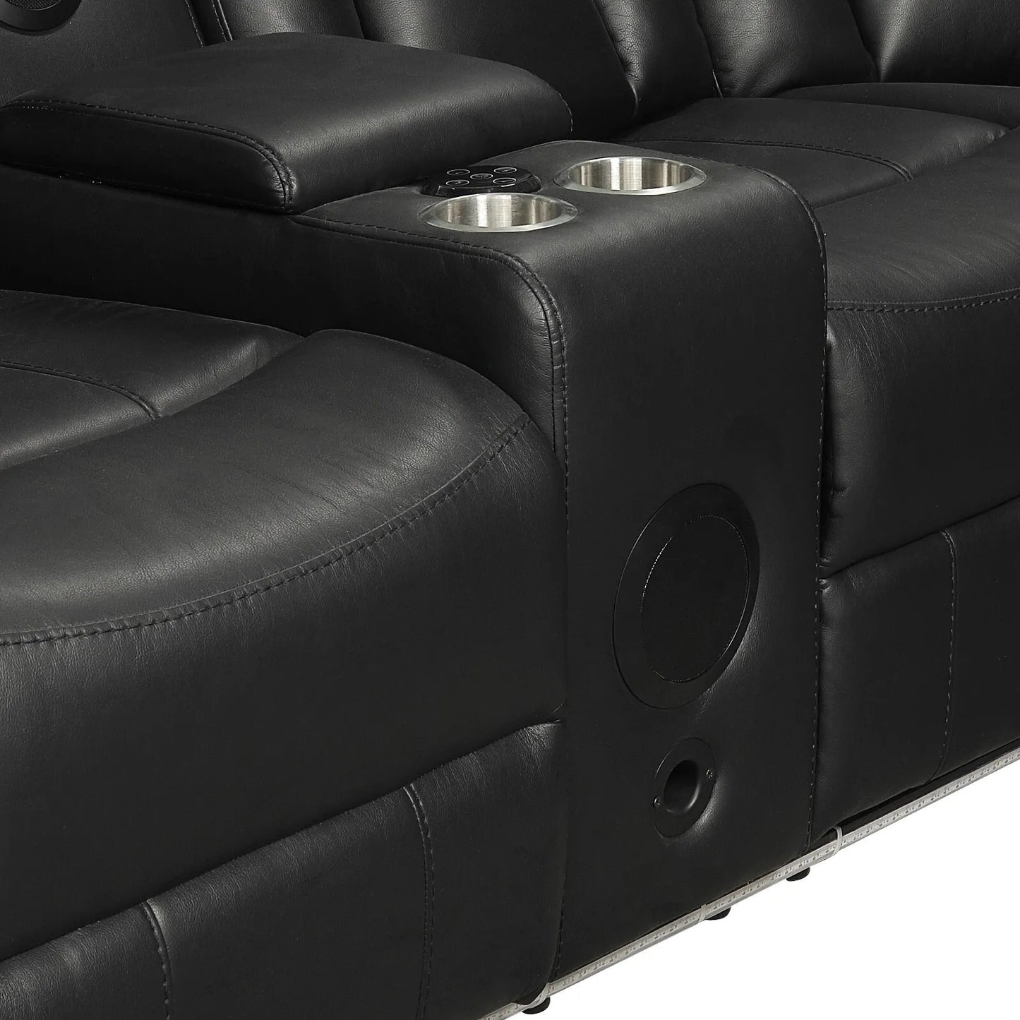 Kelley Sectional with LED - Black