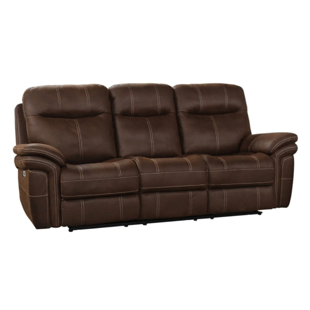 Mason Power Reclining Sofa with Loveseat by Best Home - Brown