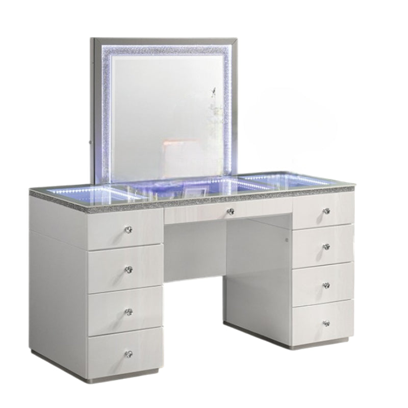 Helm Vanity Set by Furniture of America - White