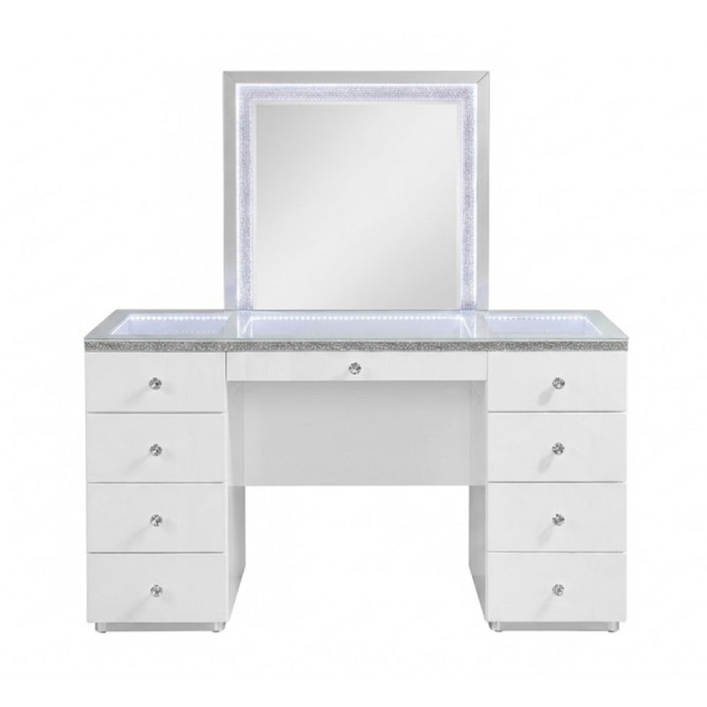 Holm Vanity Set by Furniture of America - White
