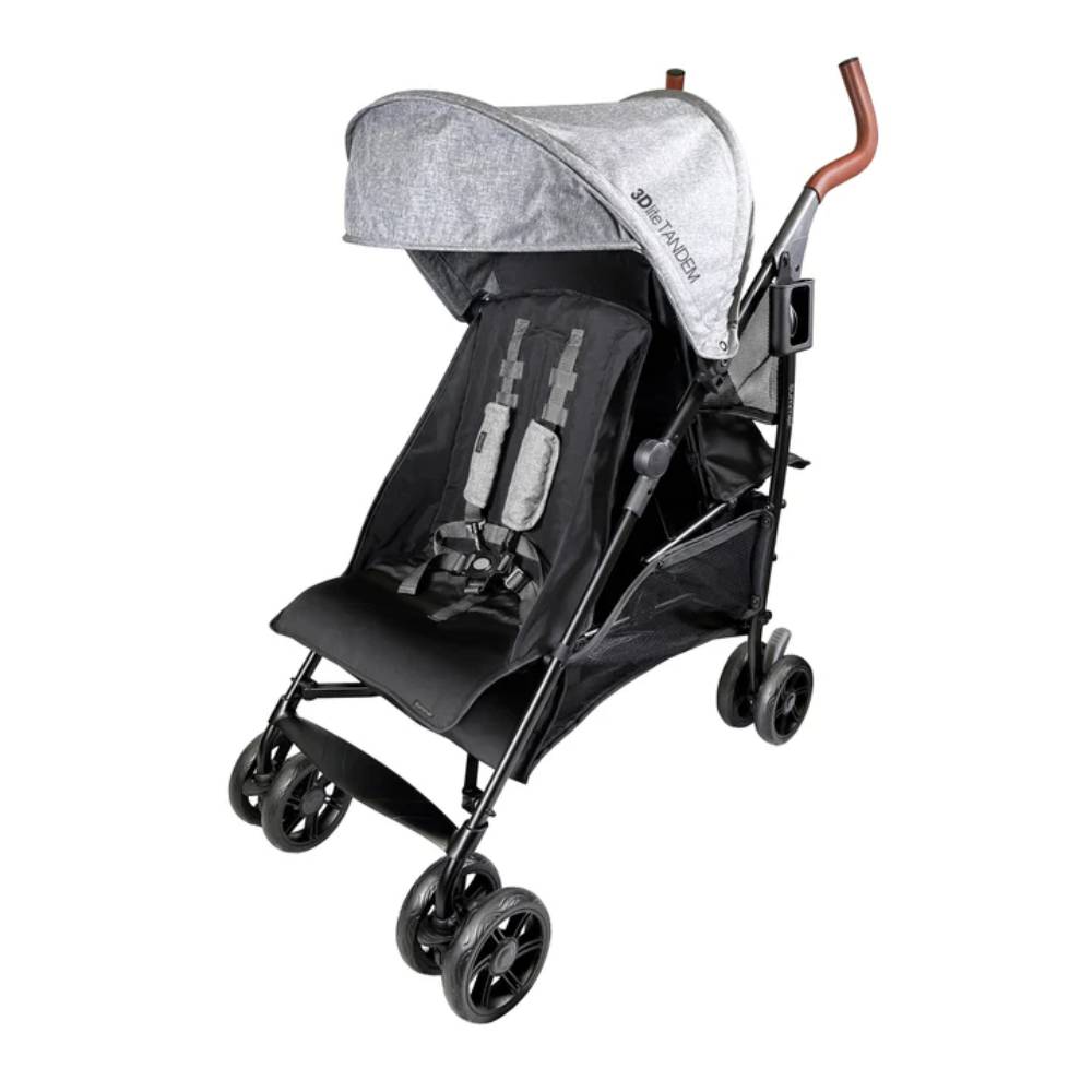 Ingenuity 3Dlite Tandem Convenience Double Stroller- Black