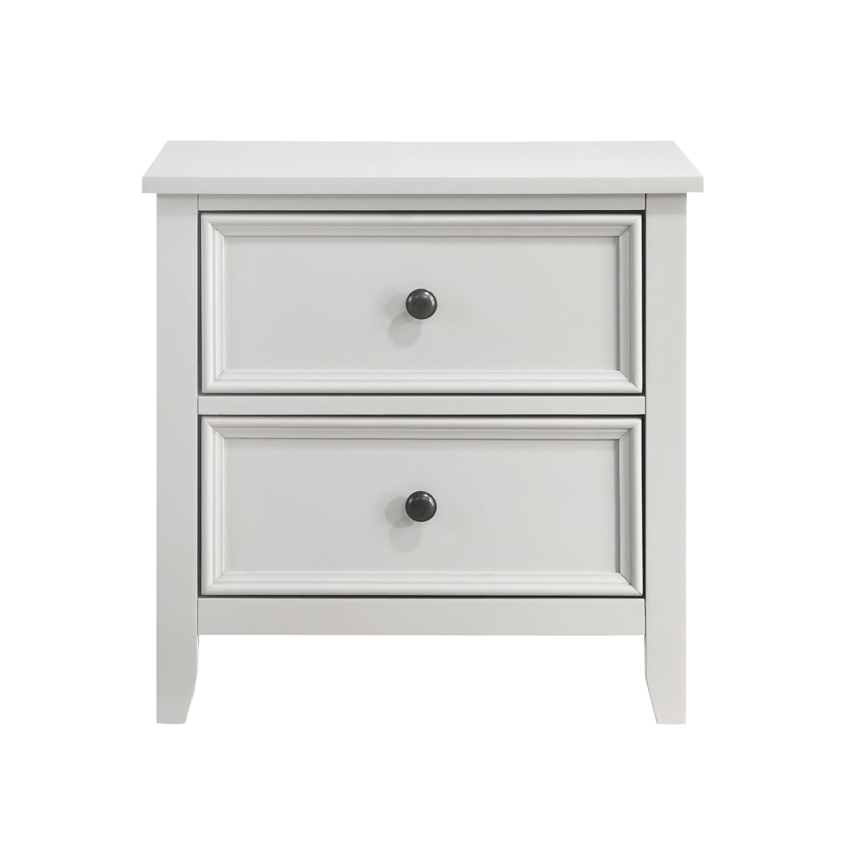 Denver Nightstand with 2-Drawers by Homelegance - White