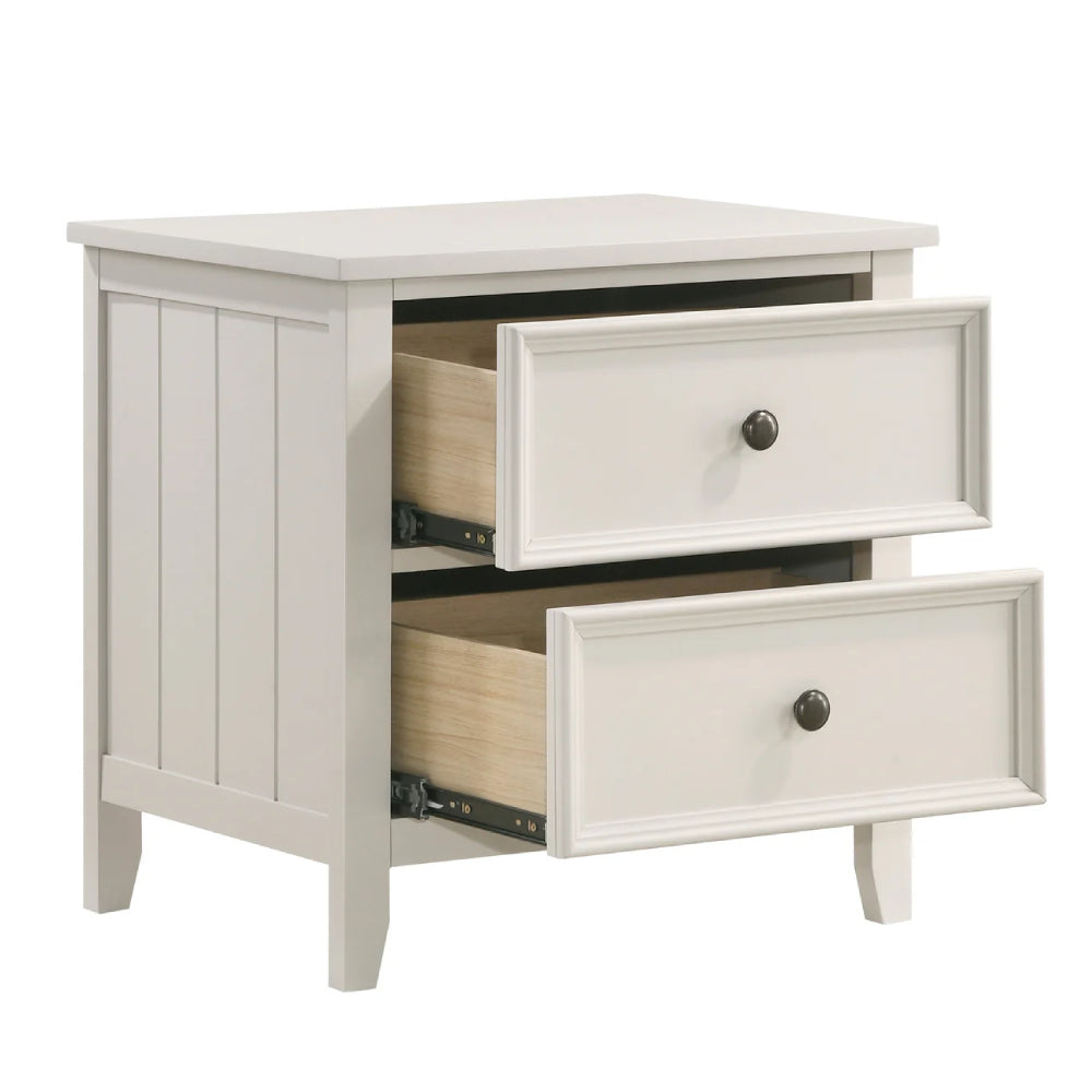 Denver Twin Size (4-Piece) Bedroom Set by Homelegance - White