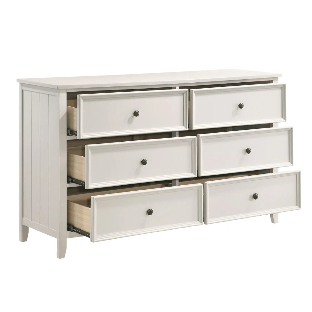 Denver Twin Size (4-Piece) Bedroom Set by Homelegance - White