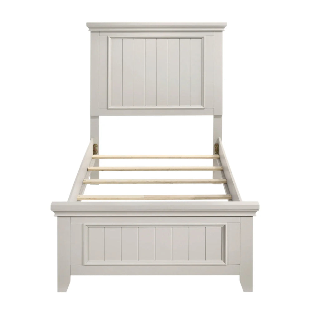 Denver Twin Size (4-Piece) Bedroom Set by Homelegance - White