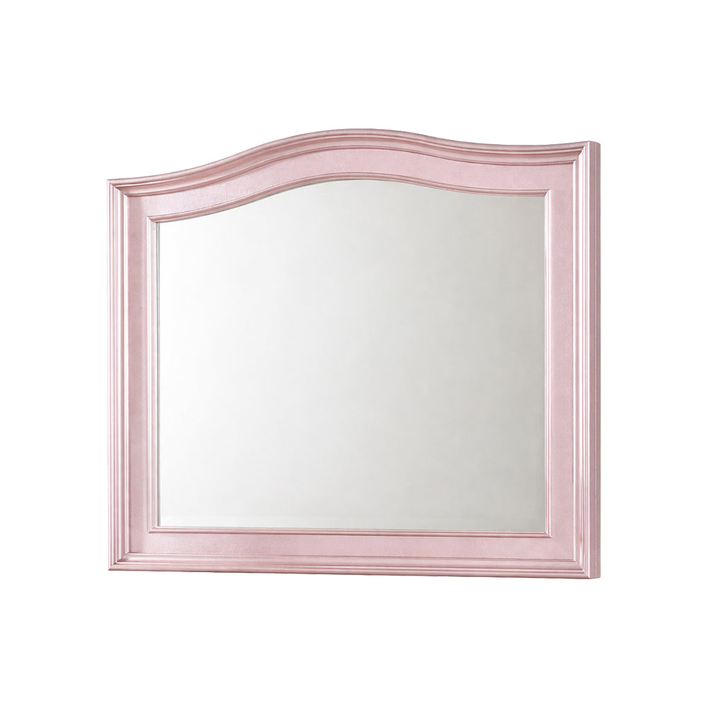 Gabrielle Mirror by Furniture of America - Pink