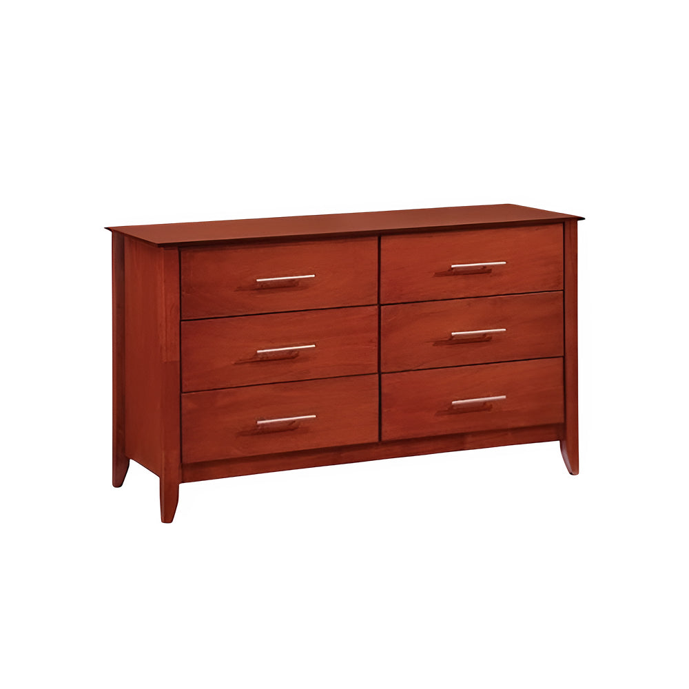 Tope Dresser with 6-Drawers by Best Home - Brown