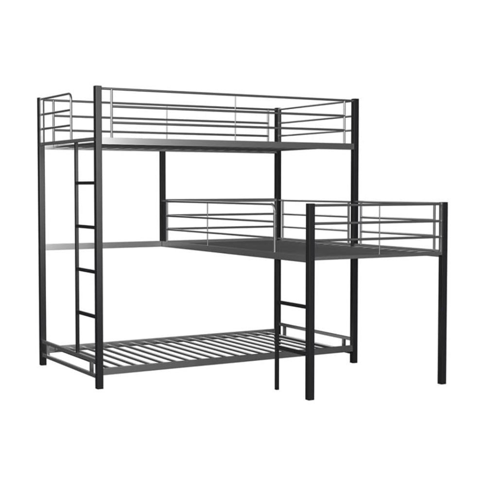 Aubrey Twin Triple Decker Bed by Furniture of America - Black