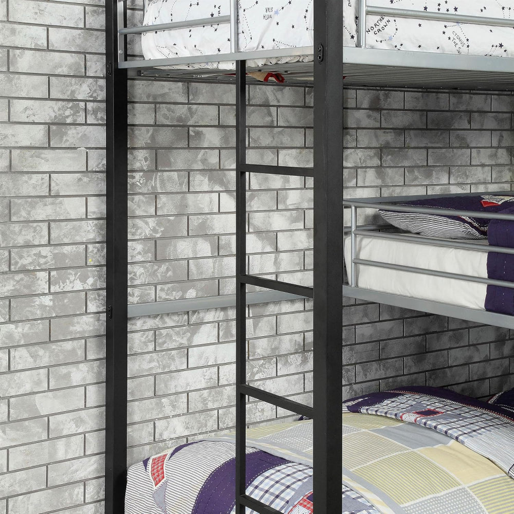 Aubrey Twin Triple Decker Bed by Furniture of America - Black