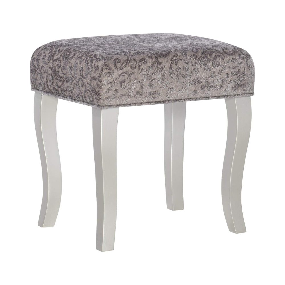 Kyoto Makeup Vanity Set with Flip Top by Linon Home Decor - Silver