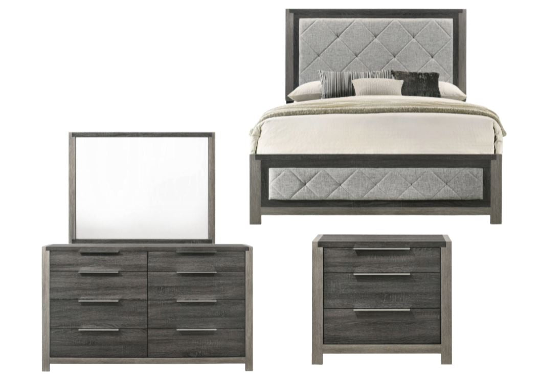 Cashmere 3pcs Full Bed Set