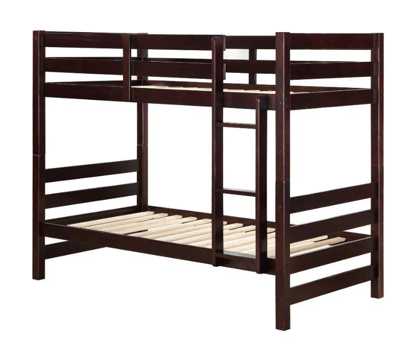 Apollo Twin over Twin Bunk Bed - Mahogany