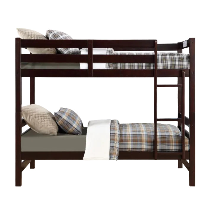 Apollo Twin over Twin Bunk Bed by Acme Furniture- Brown