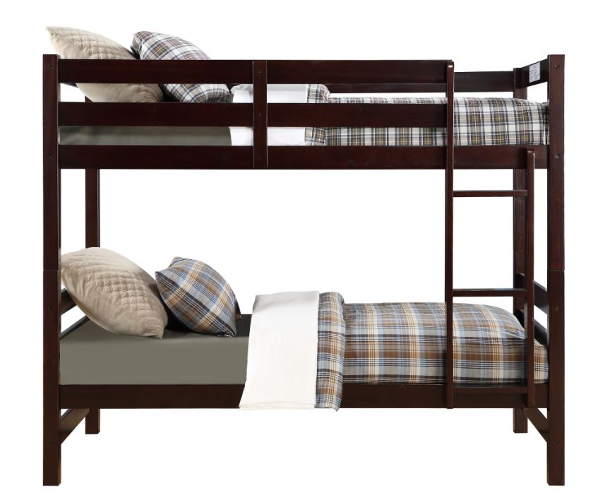 Apollo Twin over Twin Bunk Bed - Mahogany