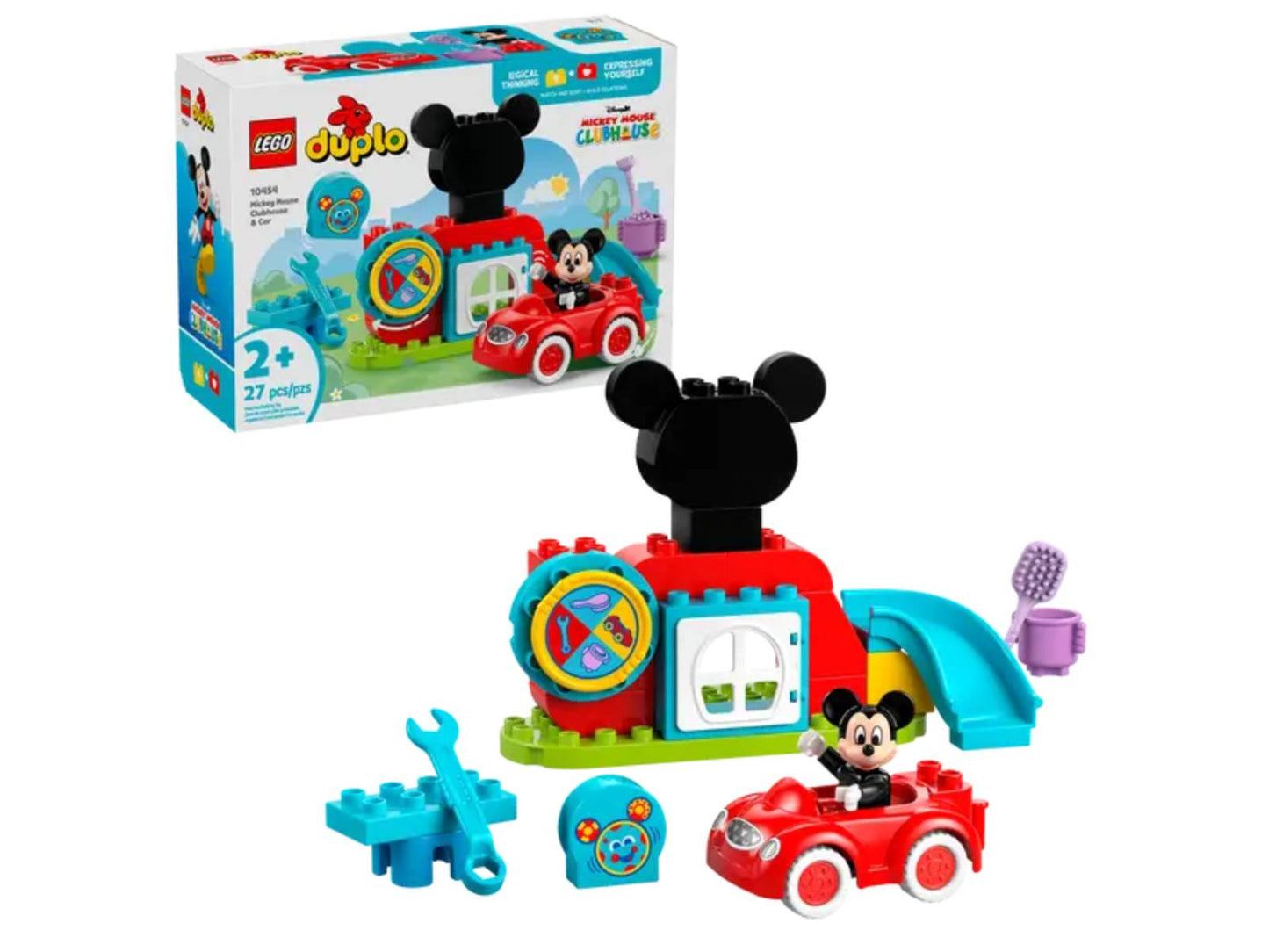LEGO Mickey Mouse Clubhouse and Car Building Toy Set (27-Piece)