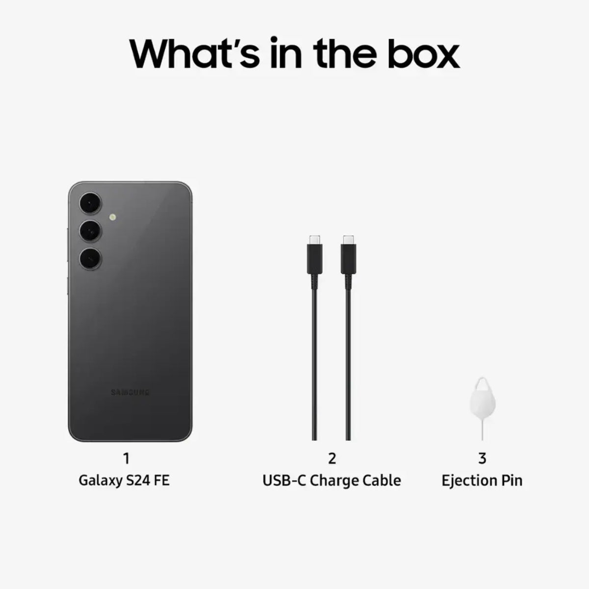 Samsung Galaxy S24 FE 128GB Smartphone - Gray