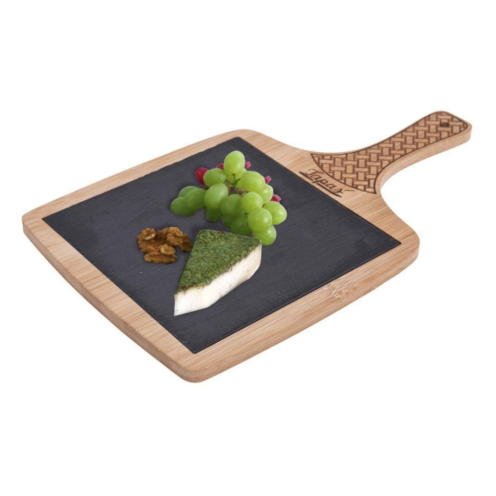 Koopman 210000750 Bamboo Serving Board - Brown/Black