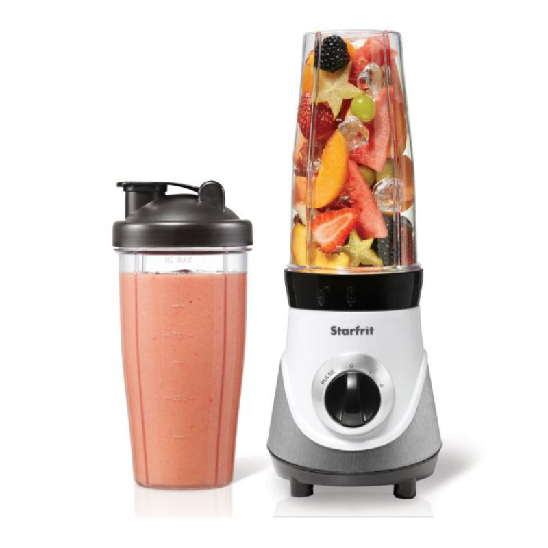 Starfrit 243000040000 28 oz Electric Personal Blender - White/Gray