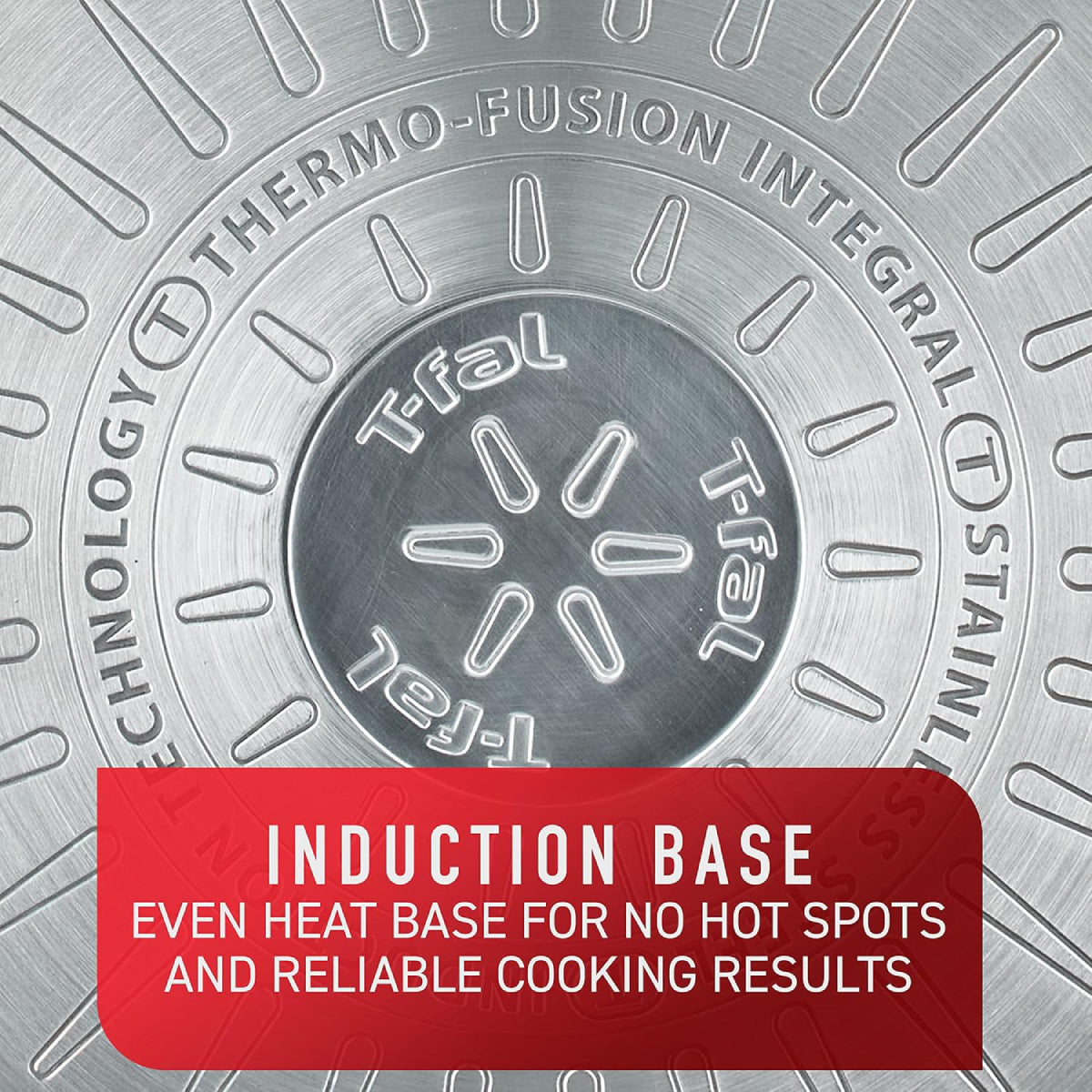 T-fal Platinum 12" Stainless Steel Fry Pan - Silver