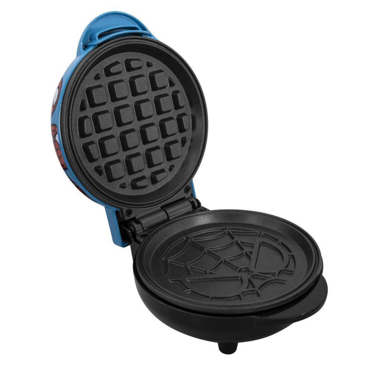 Minimáquina para hacer waffles con diseño de Spider-Man de Marvel WM3/MVC/SMC, multicolor