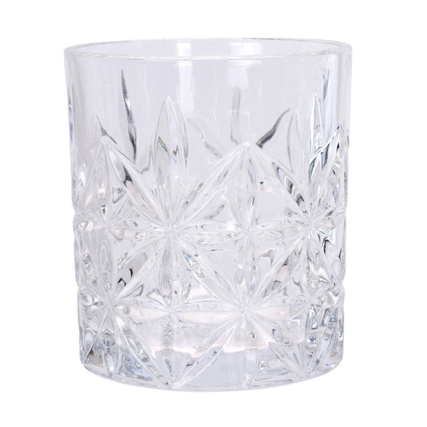 Koopman 7.78 oz Glass Tumbler Set of 4 - Clear