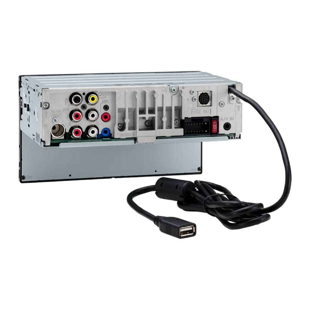 Sony XAV-AX3200 6.95" Bluetooth Media Receiver with CarPlay and Android Auto - Black